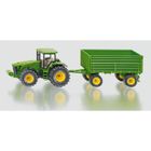  Siku - Tracteur John Deere avec Remorque