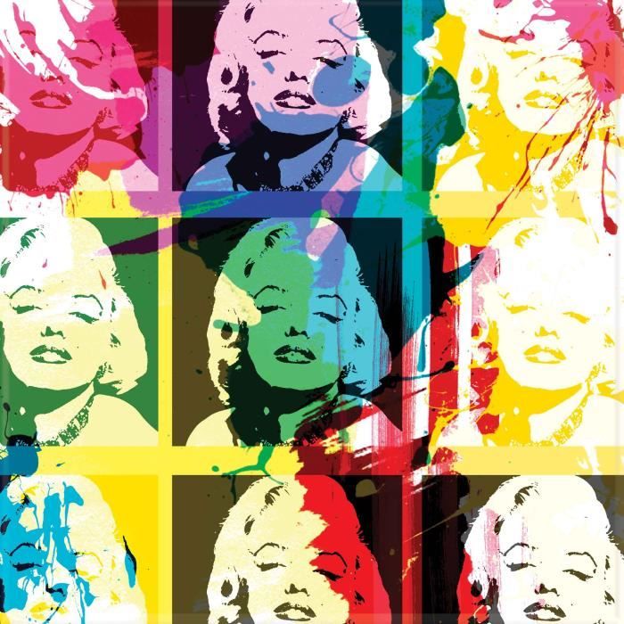 Pop Art Marilyn Monroe Tableau D Co Sur Glass Art X Cm Achat