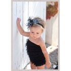  Salopette bébé en dentelle noir 0/4ans
