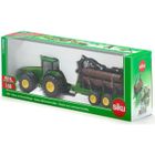  Siku - Tracteur avec Remorque Forestière