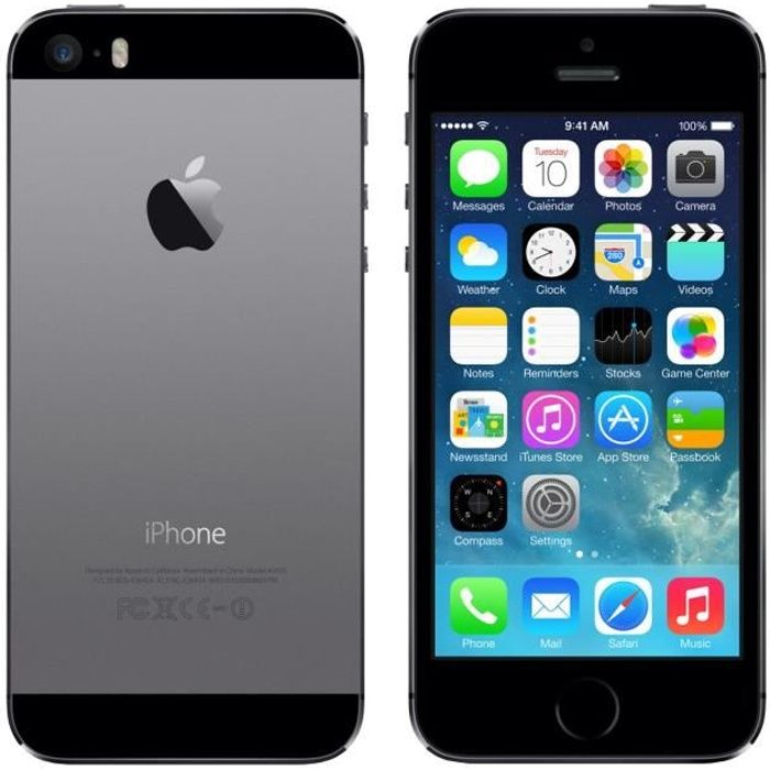 Apple iPhone 5S 16 Go Gris Sidéral Achat smartphone pas cher, avis