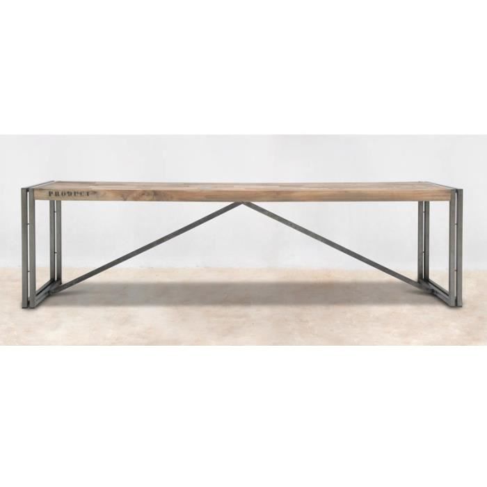 Banc en bois achat / vente banc en bois pas cher cdiscount