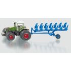  Siku - Tracteur à Roues Jumelées et Charrue