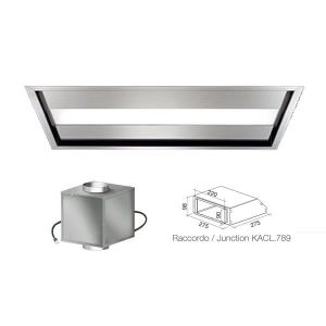 FALMEC hotte au plafond NUVOLA 90 cm Inox (Brossé