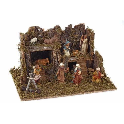 Crèche de noël 10 santons - Achat / Vente crèche de noël - Cdiscount