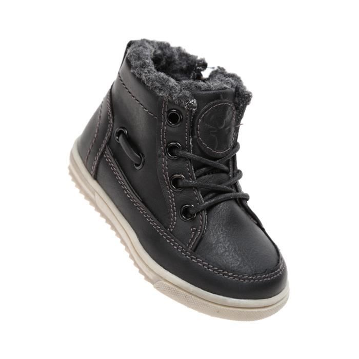 bottines fourrees garcon