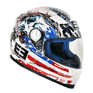 STORMER Casque Intégral déco Freegun Blanc
