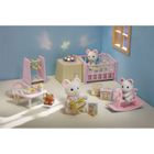 HABITATION-DECOR MINIATURE Sylvanian Nursery Eclairée