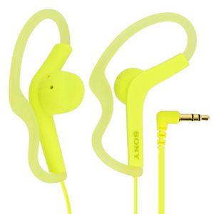 SONY MDR-AS210 Ecouteurs Sport tour d'oreille ajustables - Jaune