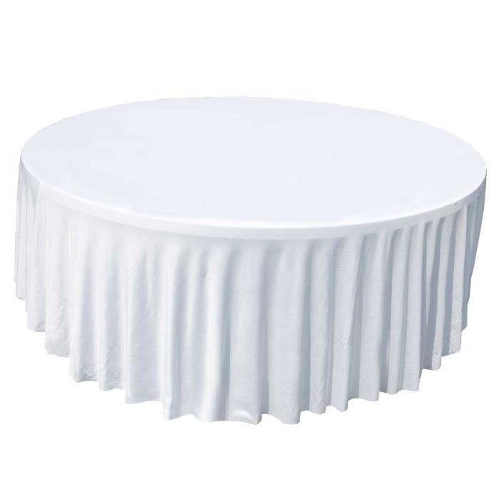 Nappe table ronde 8 personnes