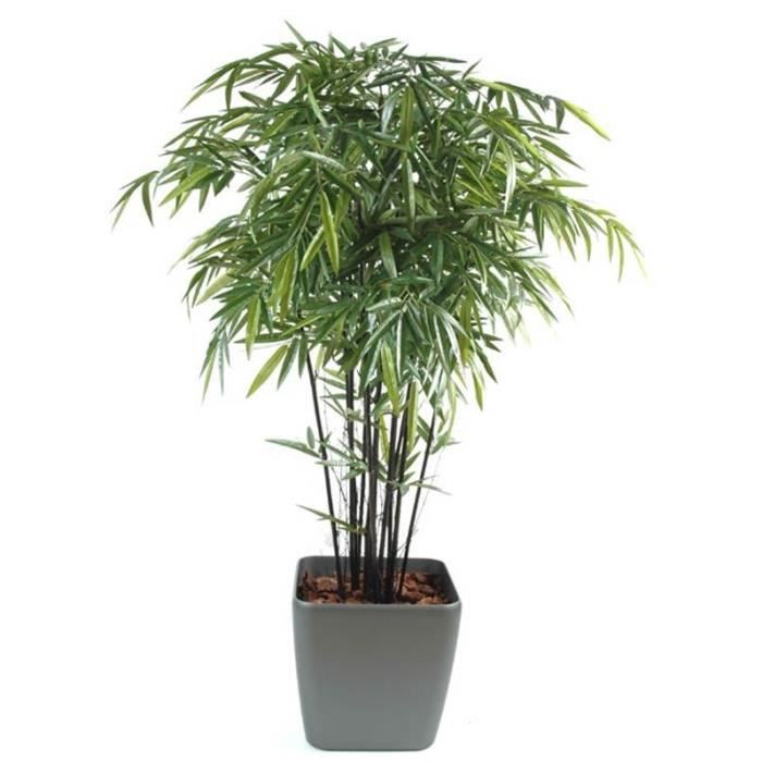 Bambou 180cm + pot lechuza Achat / Vente fleur artificielle