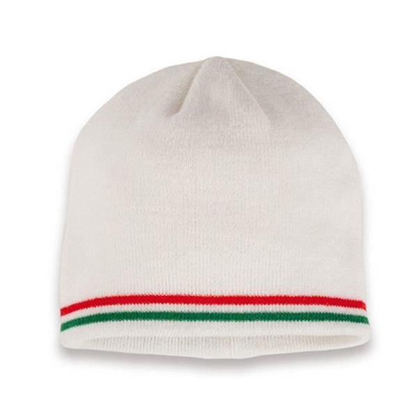 BONNET , CAGOULE Bonnet nation Italie bande tricolore marque TARGET
