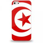  Coque rigide Drapeau Tunisie iPhone 5