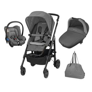 BEBE CONFORT Poussette Combinée Trio Loola Excel Concrete Grey 2016
