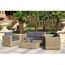 SALON DE JARDIN  Superbe ensemble canapé mobilier de jardin luxe…