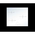 TABLE DE CUISSON - INDUCTION  Table inductipn 3 foyers 60cm - ATI63WH
