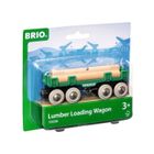 VEHICULE POUR CIRCUIT Brio - 33696 - Wagon convoyeur de bois