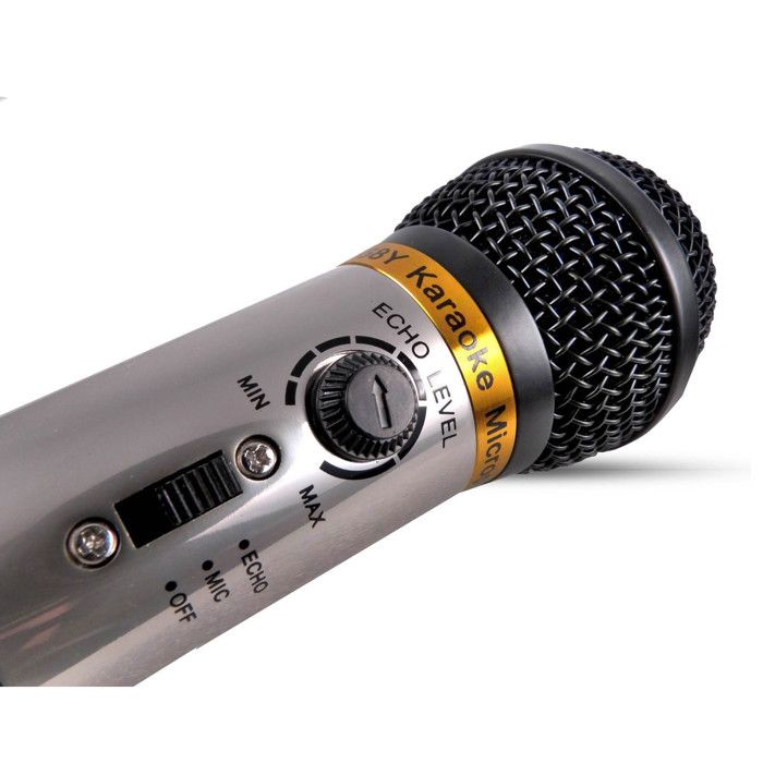 Microphone Karaoke, contrôle de l'écho G158Y microphone accessoire, avis et prix pas cher