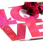  Serviettes Love