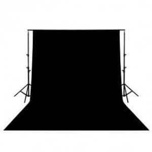 KONIG KN-BD33B Toile Studio Backdrop 295 x 295 cm - Noir