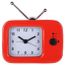 REVEIL SANS RADIO Réveil Télé rouge