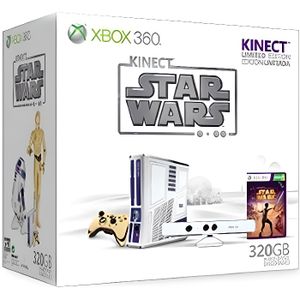 CONSOLE XBOX 360 CONSOLE X360 320 GO + KINECT + STAR WARS KINECT CONSOLE XBOX 360 CONSOLE X360 320 GO + KINECT + STAR WARS KINECT