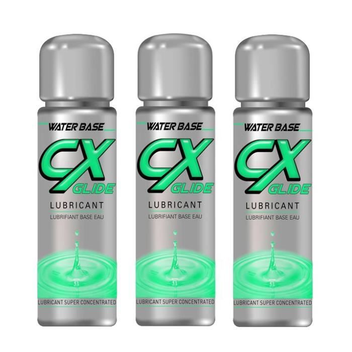 Lubrifiant pack de 3  water base 100 ml Lubrifiant pack de 3  water