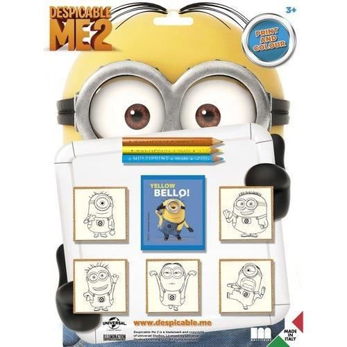 Blister de 5 tampons Les Minions Achat / Vente kit de dessin