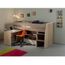 LIT COMBINE - MEZZANINE  Lit combiné en 90x200 pour chambre enfant Orme …