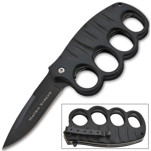 poing americain couteau poignard acier 1045 Achat / Vente baton boken poing americain