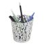 SET DE BUREAU Pot à crayons argenté 1 2 3