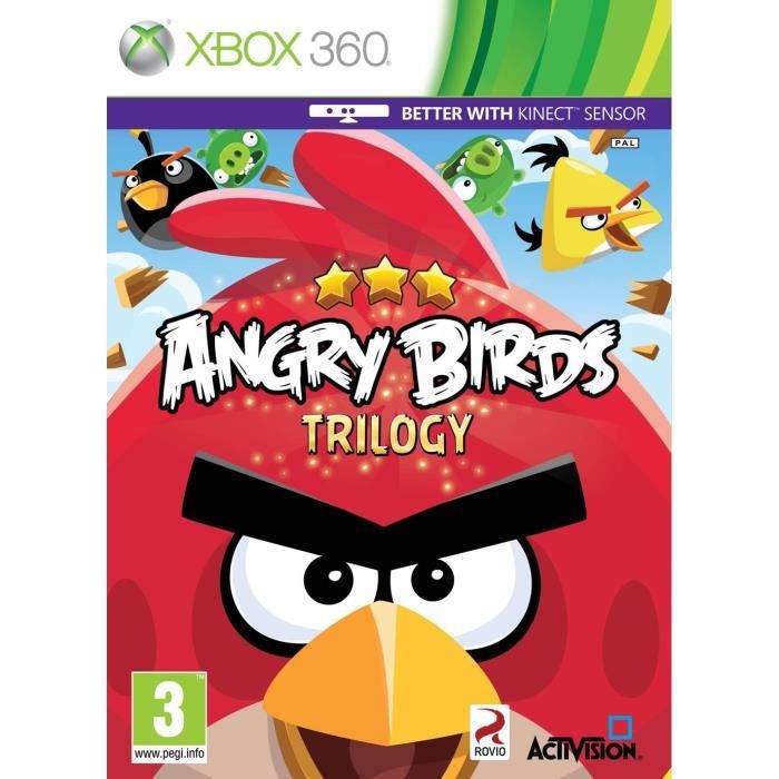 Angry Birds Trilogy Jeu Xbox 360 Achat Vente Jeux Xbox 360 Angry