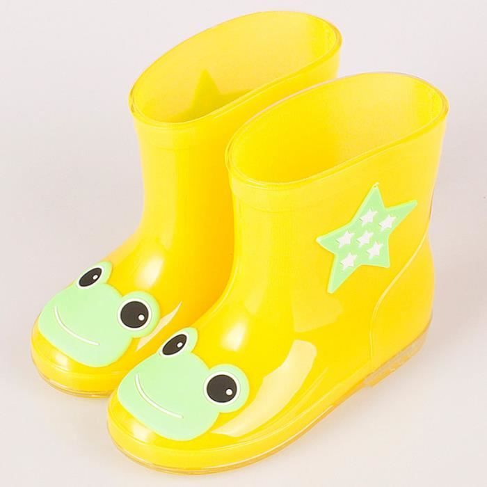 botte pluie jaune