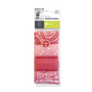 MPETS Recharge ramasse crottes DOG WASTE BAG - Pour chien - 8x15pcs - Senteur rose