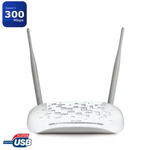 TPLINK MODEM ROUTEUR WIFI N300+1USB TDW8968