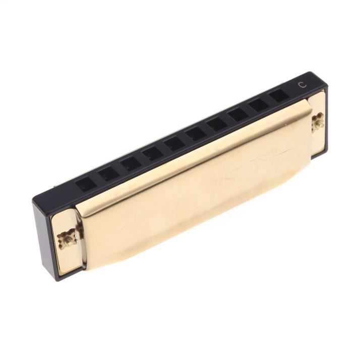 (Or) Achat / Vente harmonica 10 Trous diatonique Bouche