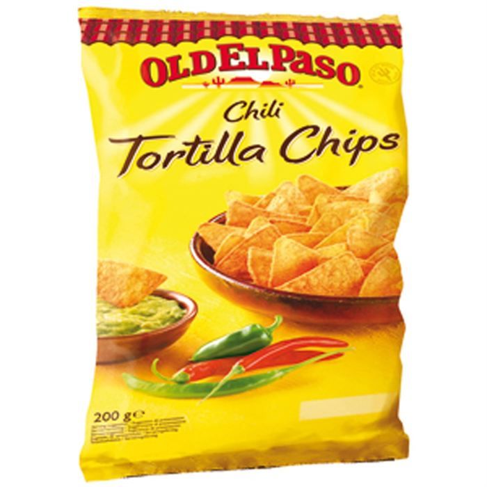 OLD EL PASO Tortillas Chips Chili 200g Doux Achat / Vente chips