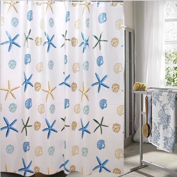 180cm *200cm Rideau de douche barre salle de bain shower curtain design