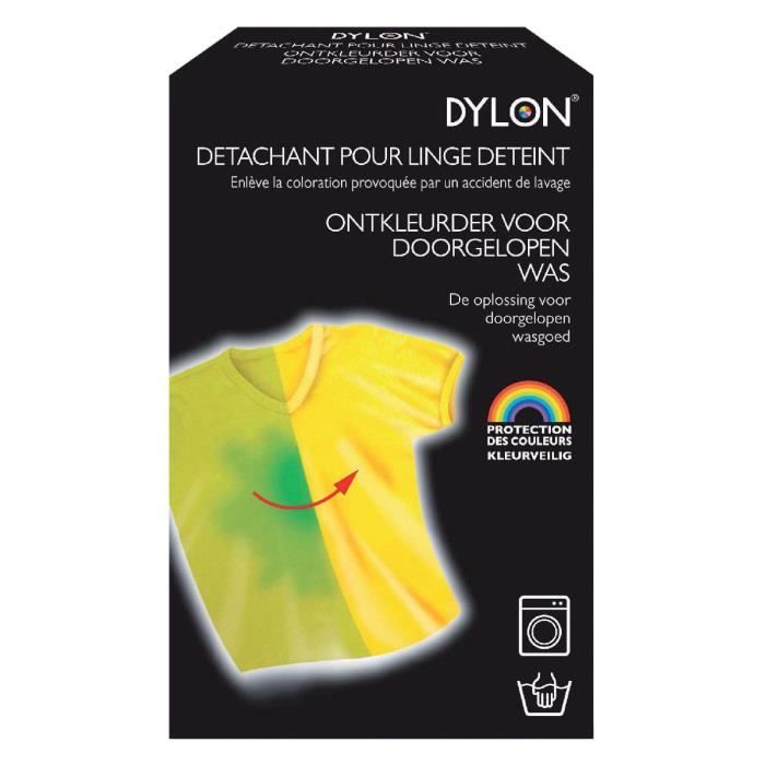 Réparateur linge déteint Dylon - Boîte 2 x 75 g - Achat ...