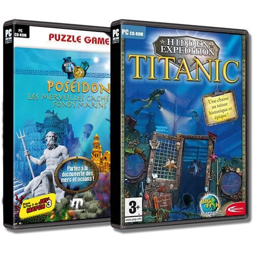 Pack Titanic + Poseidon Jeux PC Achat / Vente jeu pc Pack Titanic + Poseidon Jeux Cdiscount