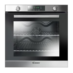 CANDY FSLP796X- Four électrique encastrable - Chaleur tournante - 73L - Pyrolyse - A - Inox