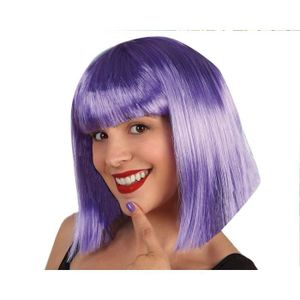 ATOSA Perruque Violette A Frange