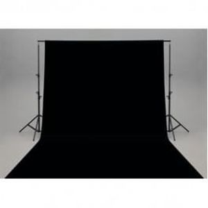 KONIG KN-BD36B Toile Studio Backdrop 295 x 595 cm - Noir