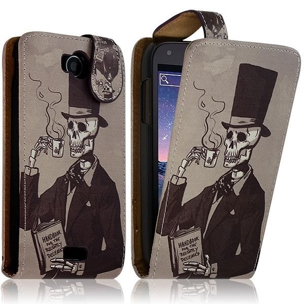 Porte-cartes Téléphone Housse Étui à Rabat Pour Wiko Cink Peax 2 - Marron Et Porte-Cartes Housse Wiko Cink Peax 2 - Foto 8