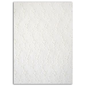 MLLE TOGA Dentelle thermocollant A5 - blanc broderie anglaise