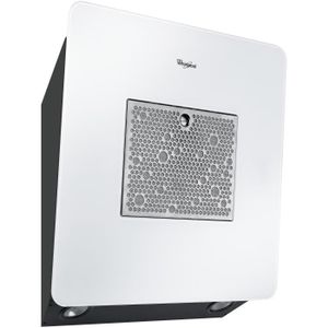 WHIRLPOOL AKR565 Hotte Design vertical - Evacuation ou recyclage - 400m3-h max - 62dB max - 3 vitesses - L55cm - Blanc