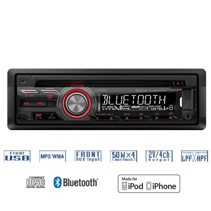 CLARION CZ315E Autoradio bluetooth CD MP3 USB iPod Achat / Vente