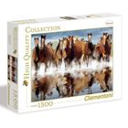 PUZZLE Clementoni Horses in the water Puzzle1500