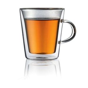 BODUM CANTEEN Set 2 verres double paroi avec anse 0.2 l Transparent