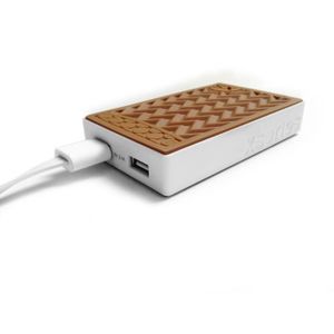 XSORIES - SNEAKER BANK 4200 - Chargeur sans fil 4200mA, double port USB, charge 2 smartphones - Blanc
